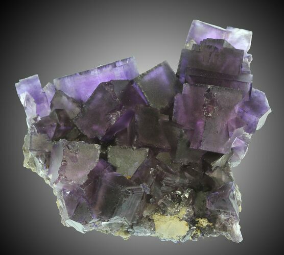 Purple Cubic Fluorite on Matrix - Cave-In-Rock, Illinois #31397